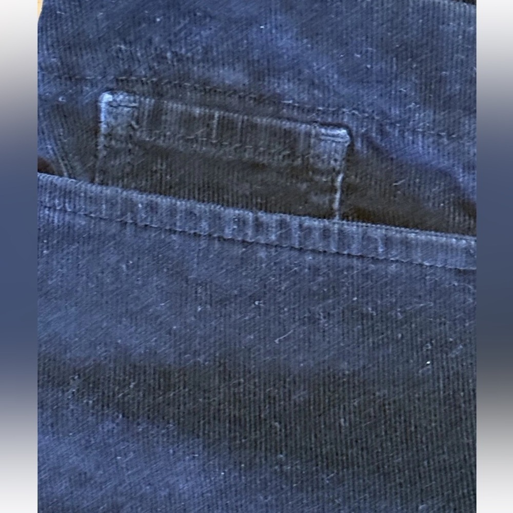 J. Jill Black Corduroy Straight Leg Pants Stretch Mid Rise 4 Petite - Picture 3 of 8